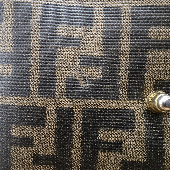 FENDI Vintage Small Zucca Boston Bag - Picture 8 of 16